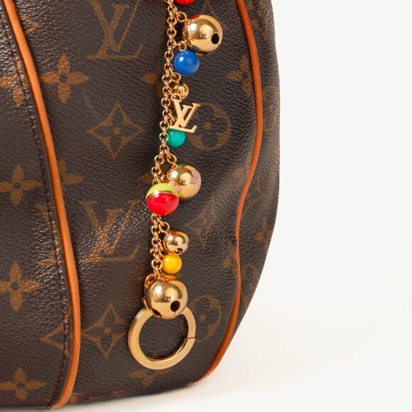 Louis Vuitton Grelot Gold-Tone Spherical-Charm Key Chain - Picture 5 of 6